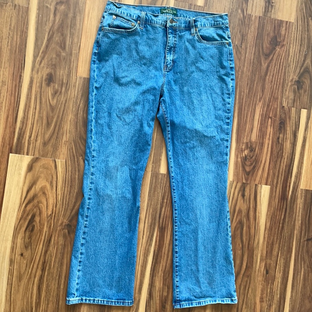 LRL Lauren Jeans Co. Ralph 14 denim Blue Pockets